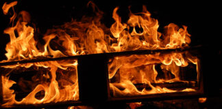 Bilderserie Osterfeuer