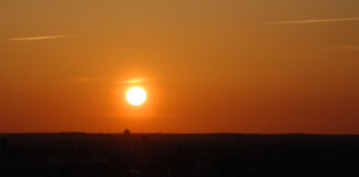 Sonnenuntergang in Berlin