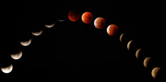 Bilderserie Mondfinsternis