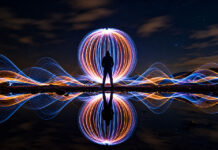 Bilderserie Lightpainting