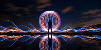 Bilderserie Lightpainting